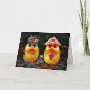 Lucky Ducky! (Blanco) Feestdagen Kaart