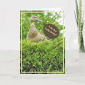 LUCKY DUCKY/HEB JE ALS VADER/EEND OP DE HAAG KAART (Voorkant)
