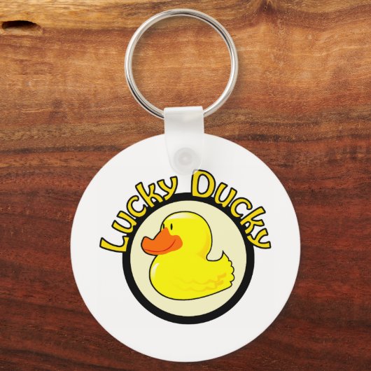 Lucky Ducky Sleutelhanger (Voorkant)