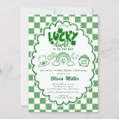 Lucky Dude Baby Shower Uitnodiging (Voorkant)