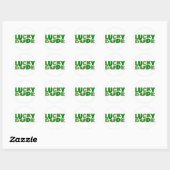 Lucky Dude 🍀 Ronde Sticker (Vel)