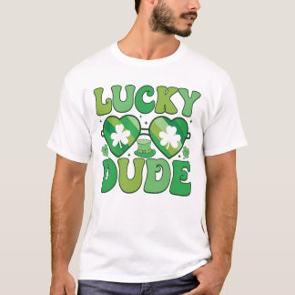 Lucky Dude St. Patrick's Day Grafische T-Shirt 
