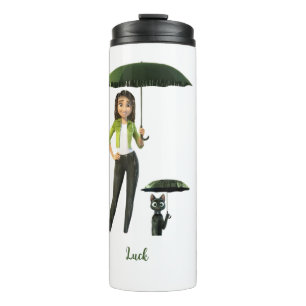 Lucky Duo Waterfles – Fortune & Friendship Insp Thermosbeker