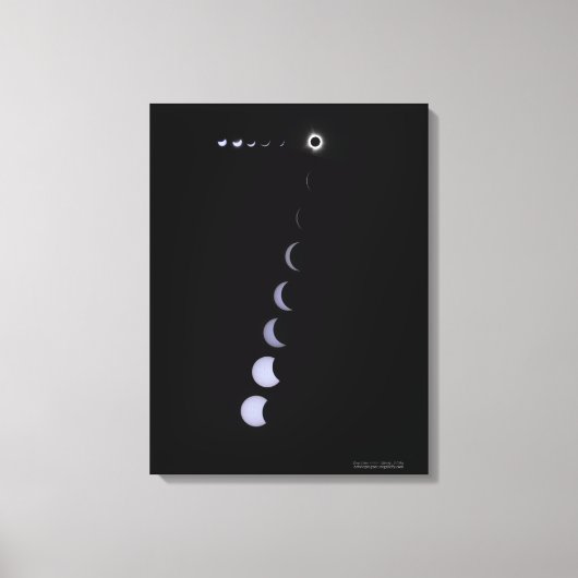 Lucky Eclipse Canvas Afdruk (Voorkant)