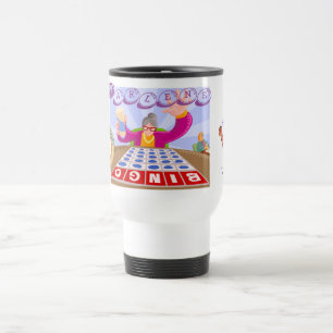 Lucky Elephant Bingo Travel Mug Reisbeker