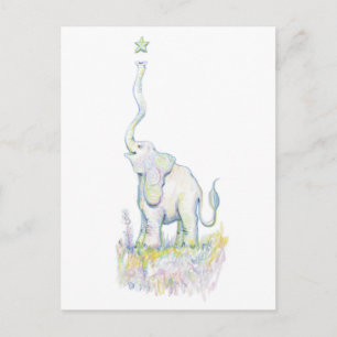 Lucky Elephant Briefkaart
