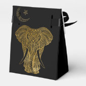 Lucky Elephant Favors Box / Weddenschap Bedankdoosjes (Achterkant)