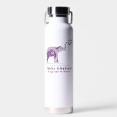 Lucky Elephant Insulated Water Bottle Waterfles (Voorkant)