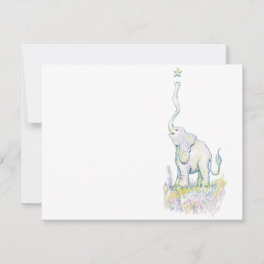 Lucky Elephant Kaart (Voorkant)
