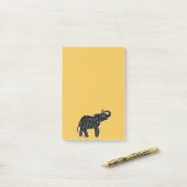 Lucky Elephant Post-it® notes (Op bureau)