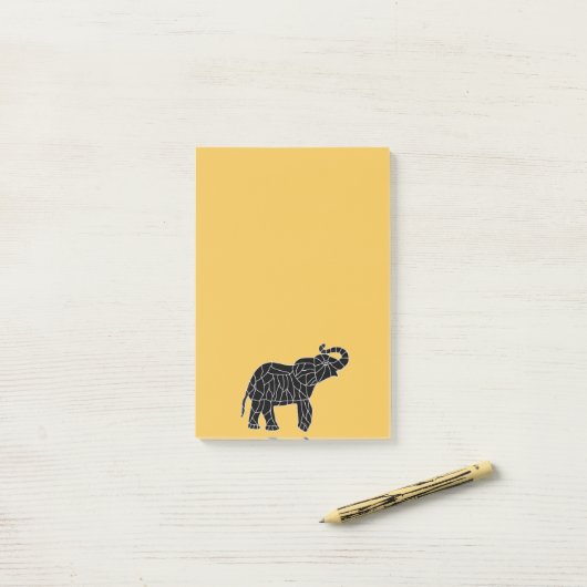 Lucky Elephant Post-it® notes (Op bureau)