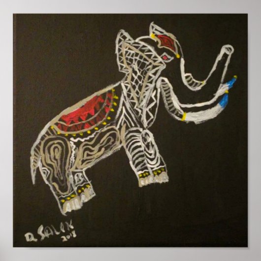 Lucky Elephant Poster (Voorkant)