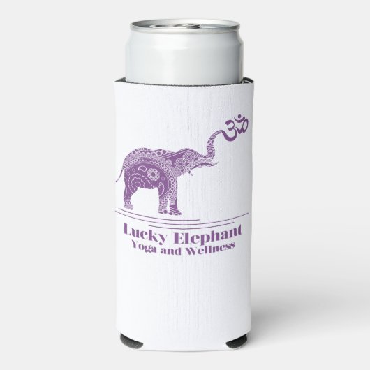 Lucky Elephant Seltzer Blikjeskoeler (Seltzer Achterkant)