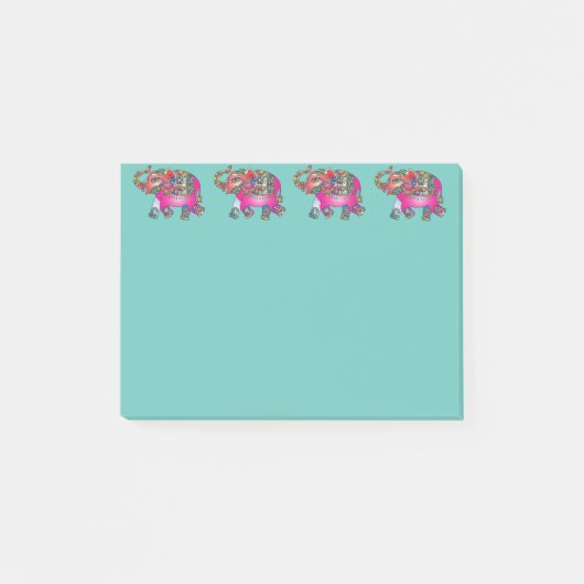 Lucky Elephants Post-it® Notes (Voorkant)