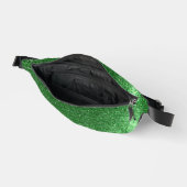 Lucky Emerald Green Glitter Glam Mode Luxe Heuptasje (Open)