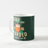 Lucky en Bearded St. Patrick's Day Leprechaun Koffiemok (Voorkant links)