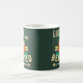 Lucky en Bearded St. Patrick's Day Leprechaun Koffiemok (Center)