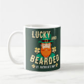 Lucky en Bearded St. Patrick's Day Leprechaun Koffiemok (Links)