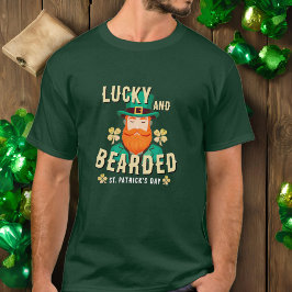 Lucky en Bearded St. Patrick's Day Leprechaun T-shirt