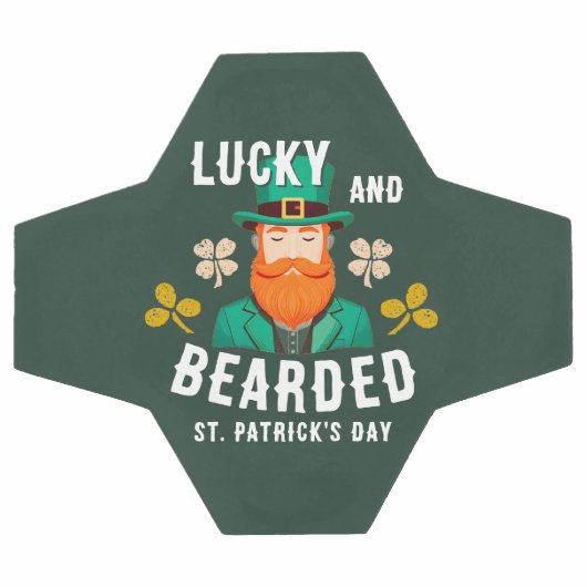 Lucky en Bearded St. Patrick's Day Leprechaun Voetbal (Enkel)