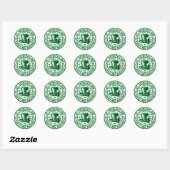 Lucky en Blessed St. Patrick's Day Ronde Sticker (Vel)