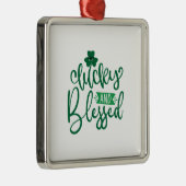 Lucky en geblesseerd metalen ornament (Rechts)