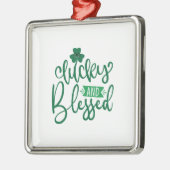Lucky en geblesseerd metalen ornament (Links)