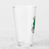 Lucky en gezegend glas-in-lood Ierse klaver Glas (Rechts)