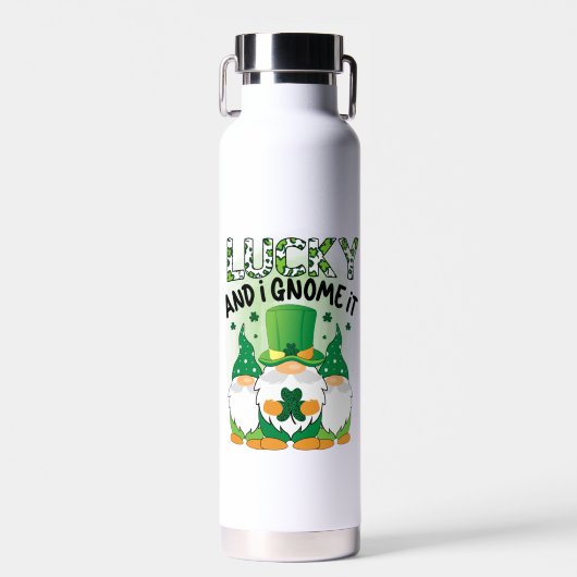 Lucky en ik gaan naar St Patrick's Day T Shirt Waterfles (Voorkant)