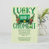 Lucky en ik geven het de plechtige uitnodiging (Staand voorkant)