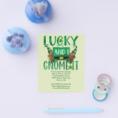 Lucky en ik geven het de plechtige uitnodiging flyer (Enkel)