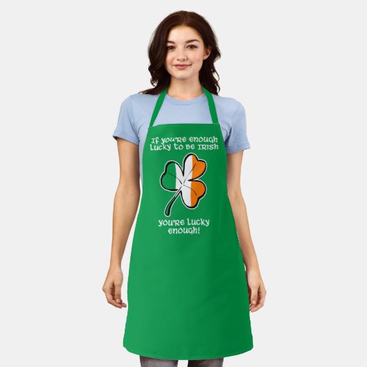 Lucky enough to be Irish Schort (Gedragen)