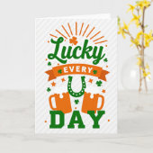 Lucky Every Day Kaart (Gele Bloem)