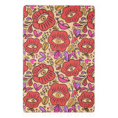Lucky Eye Floral Pattern Mini Klembord (Achterkant)