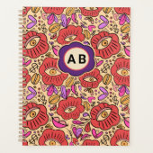 Lucky Eye Floral Pattern Planner (Voorkant)