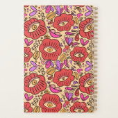 Lucky Eye Floral Pattern Planner (Achterkant)