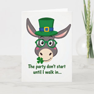 Lucky Ezel Feestkaart Kaart
