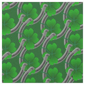 Lucky Fabric St. Patrick's Fabric Cotton of Poly Stof (Close Up)