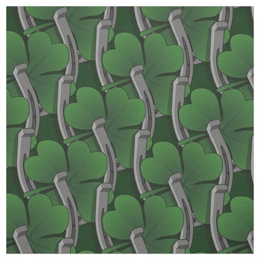 Lucky Fabric St. Patrick's Fabric Cotton of Poly Stof (Swatch)