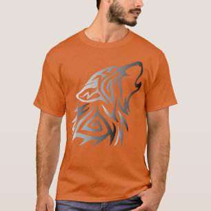 Lucky Fenrir Wolf Howl Odin Nordic God Valhalla Mj T-shirt