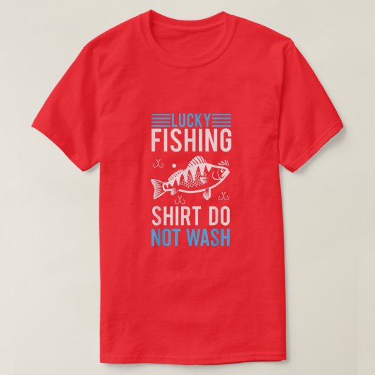 Lucky Fishing Do Not Wash Blade Bait Jigging T-shirt (Design voorkant)
