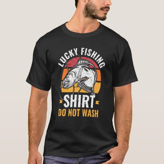 Lucky Fishing for Fish Hunter and Fisherman  20 T-shirt (Voorkant)