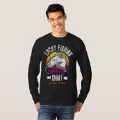 Lucky Fishing for Fish Hunter and Fisherman 4 T-shirt (Voorkant volledig)
