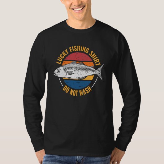 Lucky Fishing for Fish Hunter and Fisherman 6 T-shirt (Voorkant)