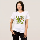 Lucky Flag Tri-Blend Shirt (Voorkant volledig)