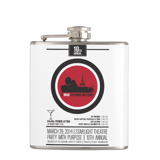 Lucky Flask Heupfles (Voorkant)