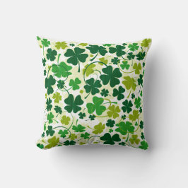 Lucky Floral Clovers Kussen