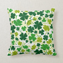 Lucky Floral Clovers Kussen