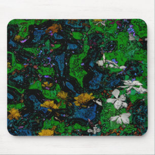 Lucky Flowers beroemd gemaakt door Mousepad Muismat