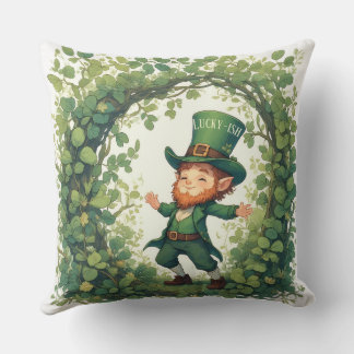 Lucky Forest Woodland Magical Leprechaun Nursery  Kussen